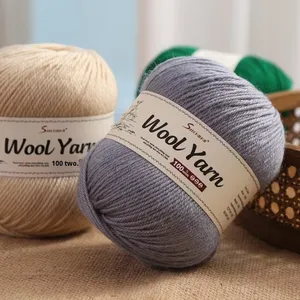 Heetst verkopende 100% merinowol garen, superzacht en mooi, voor DIY handbreien van truien, sjaals, naaien en weven - Product Image 2