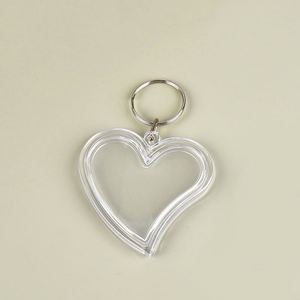 Portable Acrylic Photo Card Holder <b>Picture</b> Collecting Photo <b>Frame</b> Pendant Special Shape Keychain - Product Image 4