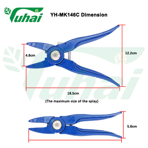 Alat Penempel Telinga Hewan Ternak Portabel Satu Bagian untuk Kambing Domba, Penjepit Penempel Telinga, Aplikator Telinga - Product Image 4