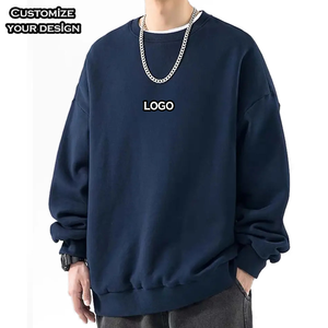 เสื้อสเวตเชิ้ตคอกลมทรงโอเวอร์ไซส์ แบรนด์ดีไซเนอร์ พิมพ์ลายได้ตามสั่ง ผ้าฝ้ายเฟรนช์เทอร์รี่ 100% คุณภาพระดับพรีเมียมสำหรับผู้ชาย ไซส์ใหญ่พิเศษ - Product Image 2