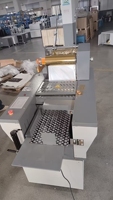 Machine à plastifier automatique H-13 A3 à aspiration d'air pour films en rouleau, plastifieuse thermique avec barre de lustrage pour feuilles et axe pneumatique de 3 pouces