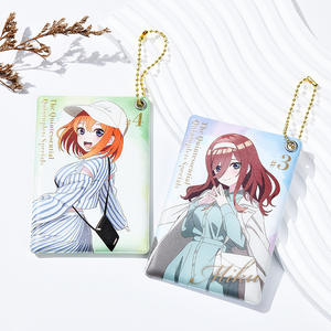 Porta Tarjetas de PVC de Alta Calidad con Logotipo Personalizado, Estilo Japonés, Tendencia de Moda, con Llavero - Product Image 1