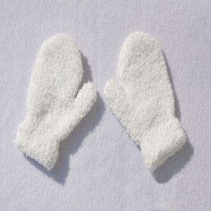 Infantile Bébé Doux Hiver Tricoté Plein Doigt Mitaines Enfants Épais Chaud Gants Corail Polaire Gants pour 1-4Y Enfant D031 - Product Image 5