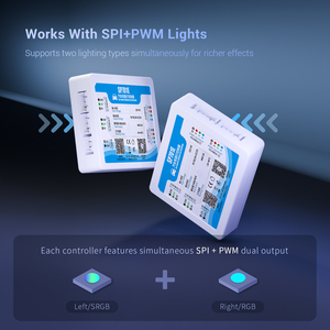 Sp701e xe cabin dẫn điều khiển argb <span class=keywords><strong>RGB</strong></span> kết hợp SPI PWM ứng dụng thông minh điều khiển cho xe ánh sáng trang trí 5V 24V - Product Image 6