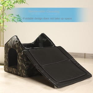 Açık çevre dostu evcil hayvan kafesi su geçirmez çıkarılabilir ve yıkanabilir kedi evi çadır köpek kulübesi ve yastık Mat ile köpekler ve kediler için - Product Image 3