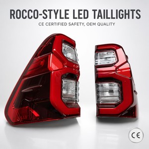 ชุดแต่งตัวถังรถยนต์ Hilux รุ่น VIGO ปี 2005-2012 เป็นรุ่น ROCCO Facelift ปี <span class=keywords><strong>2021</strong></span>+ อุปกรณ์ตกแต่งรถยนต์ ไฟหน้า ไฟท้าย กันชน - Product Image 5
