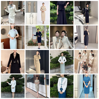 Ensembles de costumes pour femmes, vêtements de bureau pour femmes, tenues deux pièces pour les professionnels, OEM ODM