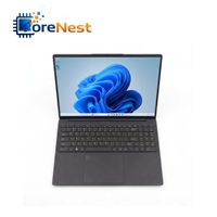 Portátil Empresarial CoreNest de 16 Pulgadas con AMD Ryzen 5 3500U, Pantalla IPS Dual Tipo-C, 8GB/16GB/32GB de RAM, Computadora Portátil de Oficina