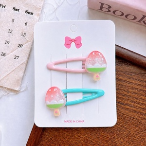 Pinzas y Pasadores para el Cabello de Resina con Diseño de Princesa para Niñas, Accesorios Adorables para el Cabello de Niñas para Primavera-Verano - Product Image 6