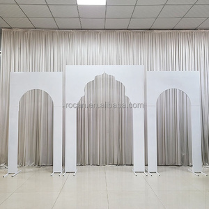Nikaha töreni dekoratif demir standı geleneksel müslüman Nuptials Metal standı düğün zemin sahne dekor için - Product Image 2