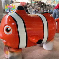 Airfunpro Adulte Requin Cochon Poisson Soccer Thème Coin Operated Sport Game Challenge Mécanique Bull Riding Machine Gonflable