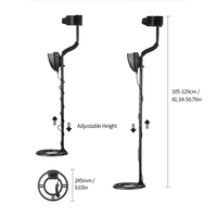 Focus-détecteur professionnel de métaux souterrains MD3032, localisateur étanche d'or et de trésors avec affichage LCD