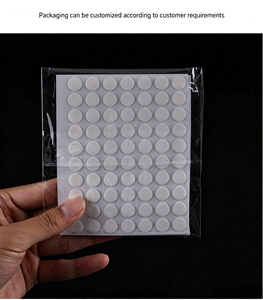 Adesivi Antiscivolo in Gel Acrilico Personalizzati, Nastro <span class=keywords><strong>Biadesivo</strong></span> Senza Tracce, Adesivo Termofusibile, Larghezza 20mm, Trasparente 1mm - Product Image 3