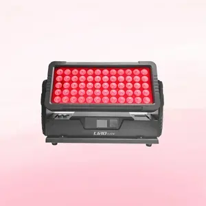 Iluminação de palco ao ar livre 60*15w rgbw 4 em 1 led luz de lavagem de parede ip65 dmx512 led brilhante estroboscópica