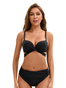 ชุดว่ายน้ำชิ้นเดียวที่เป็นมิตรต่อสิ่งแวดล้อมสำหรับออกกำลังกายพิมพ์ลายสีพื้นมีสไตล์สไตล์ของผู้หญิงชาวยุโรปอเมริกันยุโรปชุดว่ายน้ำขนาดใหญ่พิเศษระบายอากาศได้ - Product Image 2