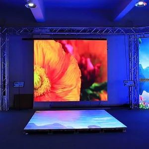 LED Dance Floor P3.91 500*1000mm Iron Cabinet Digital Signage Rental Led Screen Advertising Cheaper Floor