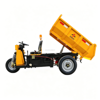 Peru Country Mining Use 3-Rad-Elektro-Muldenkipper für den Bergbau / Mini-Dumper-Truck zum Verkauf Elektrischer Minidumper