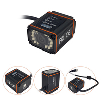 Lecteur de codes-barres fixe RS232 pour convoyeur, IP65, stationnaire, 2D, montage fixe, lecteur de codes-barres industriel 2D robuste