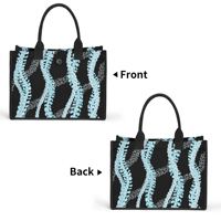 Sac de week-end de haute qualité avec fermeture à bouton, grande capacité de rangement, sac fourre-tout, imprimé hawaïen Puakenikeni Lei, sac de shopping en lin
