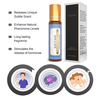 10ml hommes Roll-on parfum huile corps parfum huile voiture diffuseur vanille ambre cuir aromathérapie Relax huiles essentielles