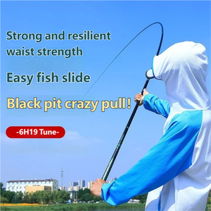 Caña de Pescar Telescópica de Carbono Ultraligera para Pesca de Tai, 7.25m/4.4m, Adecuada para Peces Grandes - Product Image 4