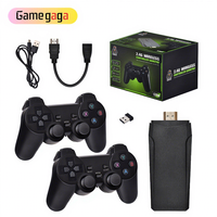 Console de jeu TV sans fil Gamegaga M8 2,4 GHz avec 20 000 jeux rétro 4K pour PS1/SNES, prise en charge multilingue