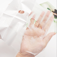 Masque facial en feuille de soie 384 à l'acide hyaluronique, réparateur et nourrissant, de haute qualité, pour soins naturels de la peau, effet liftant, personnalisable avec logo ou sans logo