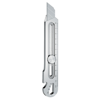 Couteau utilitaire multifonctionnel 6 en 1 en acier inoxydable, papeterie, coupe-tout usage, ouvre-bouteille, ouvre-boîte, règle à vis
