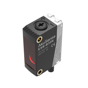 Capteur photoélectrique Akusense ESB-30N BGS, suppression de l'arrière-plan diffuse, 2-300 mm, collecteur ouvert NPN, LED rouge 623 nm, 10-30 V - Product Image 2
