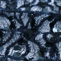 Offre Spéciale perles paillettes paillettes maille tissu fleur dentelle broderie paillettes tissu avec perles pour robe