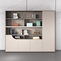 WJG-230X Armoire de classement en bois moderne et simple avec tiroirs démontables sans serrure pour usage commercial et de bureau