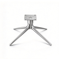 Pièces de rechange pour chaise de bureau pivotante United Office Base / Base de chaise d'ordinateur réglable en chrome