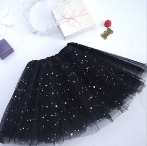 Falda Tutú Infantil para Niña, Falda Tutú Mini con Estampado de Estrellas para Niñas de 3 a 10 Años, Tutú de Ballet - Product Image 1