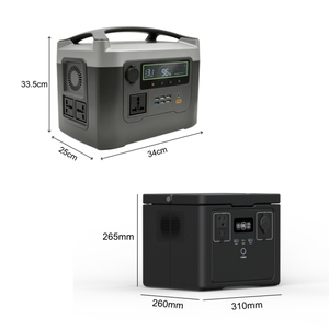 สถานีไฟฟ้าพกพา 600W 512Wh LiFePO4 แบตเตอรี่ลิเธียม พาวเวอร์แบงค์ เครื่องกำเนิดไฟฟ้าพลังงานแสงอาทิตย์ สำรองพลังงานฉุกเฉิน - Product Image 6