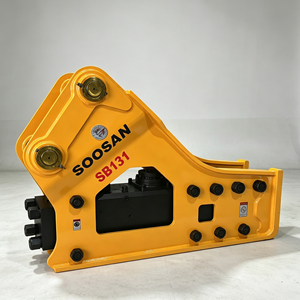 Martillo Hidráulico Lateral SOOSAN SB131 para Excavadoras de 30-38 Toneladas, Trabajos de Demolición y Construcción - Product Image 1