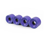 Vente en gros de roues Longboard Oem 70mm personnalisées en PU coulée vierge pour la danse de croisière