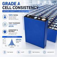 Cellule de batterie prismatique LiFePO4 de qualité A 230Ah 3.2V, marque GUOKE, pour système de stockage d'énergie domestique, système solaire, pack de batteries DIY 12~48V