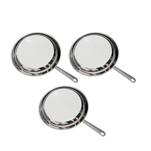 Nuevo diseño, gran oferta, precio bajo, utensilios de cocina personalizados, accesorios de cocina, sartén de acero inoxidable con mango largo de 24 cm de Bangladesh - Product Image 5