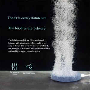 OEM <span class=keywords><strong>Aquarium</strong></span> Nano Circle Grey Bubble Air Stone Accessoire pour <span class=keywords><strong>aquarium</strong></span> avec pompe à air - Product Image 5