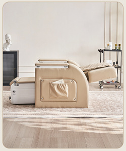 Sillón de Pedicura Multifuncional de Lujo para Salón de Uñas, con Spa para Pies, Reclinable, Ajustable, Eléctrico y con Masaje - Product Image 3