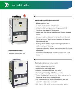 For Environmental 10HP Industrial Air-Cooled Water Chiller with R410A High-Accuracy CE Certified Cooling Pump 380V/415V - Product Image 6