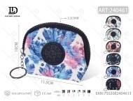 Portamonete con cerniera singola, mini portafoglio unisex con fodera in poliestere per l'uso quotidiano - Product Image 1