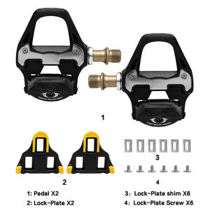 Pédale de montagne en alliage d'aluminium autobloquante avec axe chromoly antidérapant et résistant à l'eau pour vélos BMX et de route - Product Image 6
