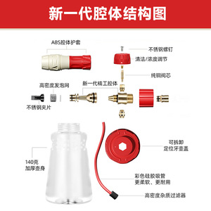STM Car Wash Foam Gun 1000ml Manual Spray Bottle For Vehicle Cleaning - Product Image 4