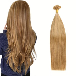 Extensions de cheveux humains Remy pré-collées à double trame, pointe en U/pointe plate/pointe en I, extensions de cheveux à pointe plate en kératine italienne - Product Image 4