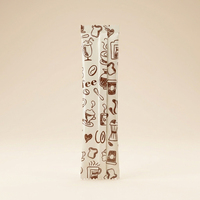 Sachet de café instantané en aluminium de qualité alimentaire, sachet individuel de café en poudre à scellage central, pochette d'emballage à déchirure dentelée