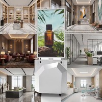 Diffuseur d'arômes numérique commercial direct usine, machine à parfum avec écran publicitaire Ultra HD, contrôlé par application à distance pour centres commerciaux et hôtels
