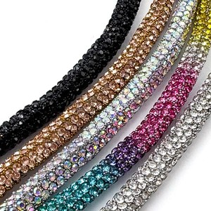 Cordon de 6 mm en strass et perles de <span class=keywords><strong>millet</strong></span>, pour téléphone portable ou accessoires de bijoux DIY, vente en gros - Product Image 1