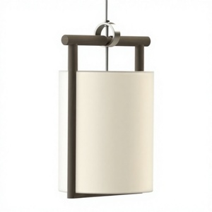 Luminaire suspendu en verre en forme de cloche, E27 LED, laiton, hauteur réglable, taille moyenne, luminaire de plafond pour cuisine, 2700K, blanc chaud doux - Product Image 1