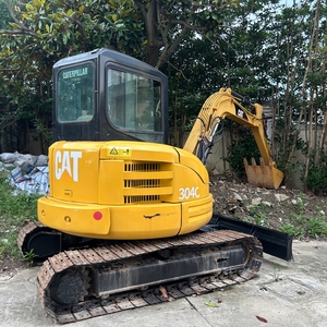 Mini-excavatrice hydraulique Caterpillar 304C CR d'occasion, 4 tonnes, compacte, à braquage zéro, petite pelle CAT304C à vendre - Product Image 2